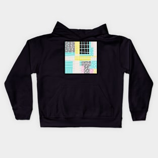 Abstract Art Dots And Stripes Kids Hoodie